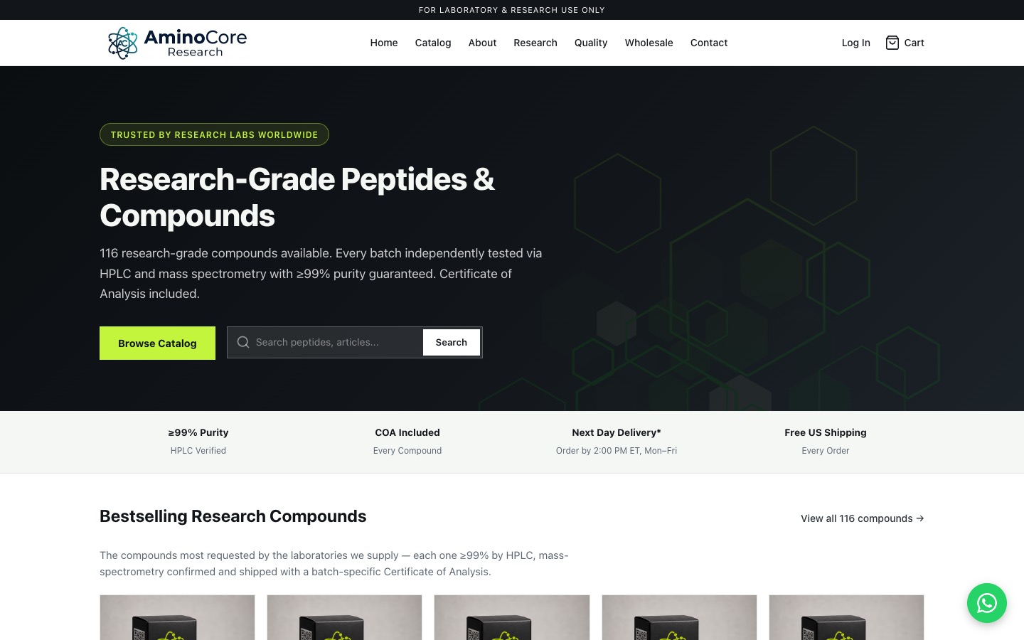 The current homepage